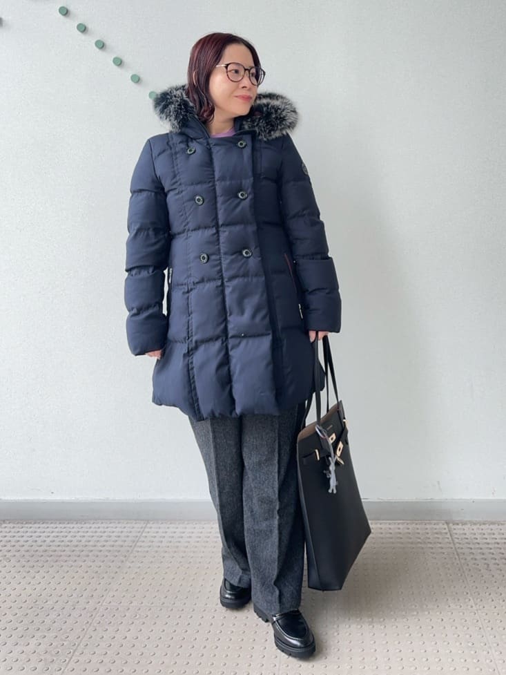 Asamiさんの「DRESSTERIOR｜【洗える/7色展開】ウォッシャブルコットンカシミヤニット」を使ったコーディネート