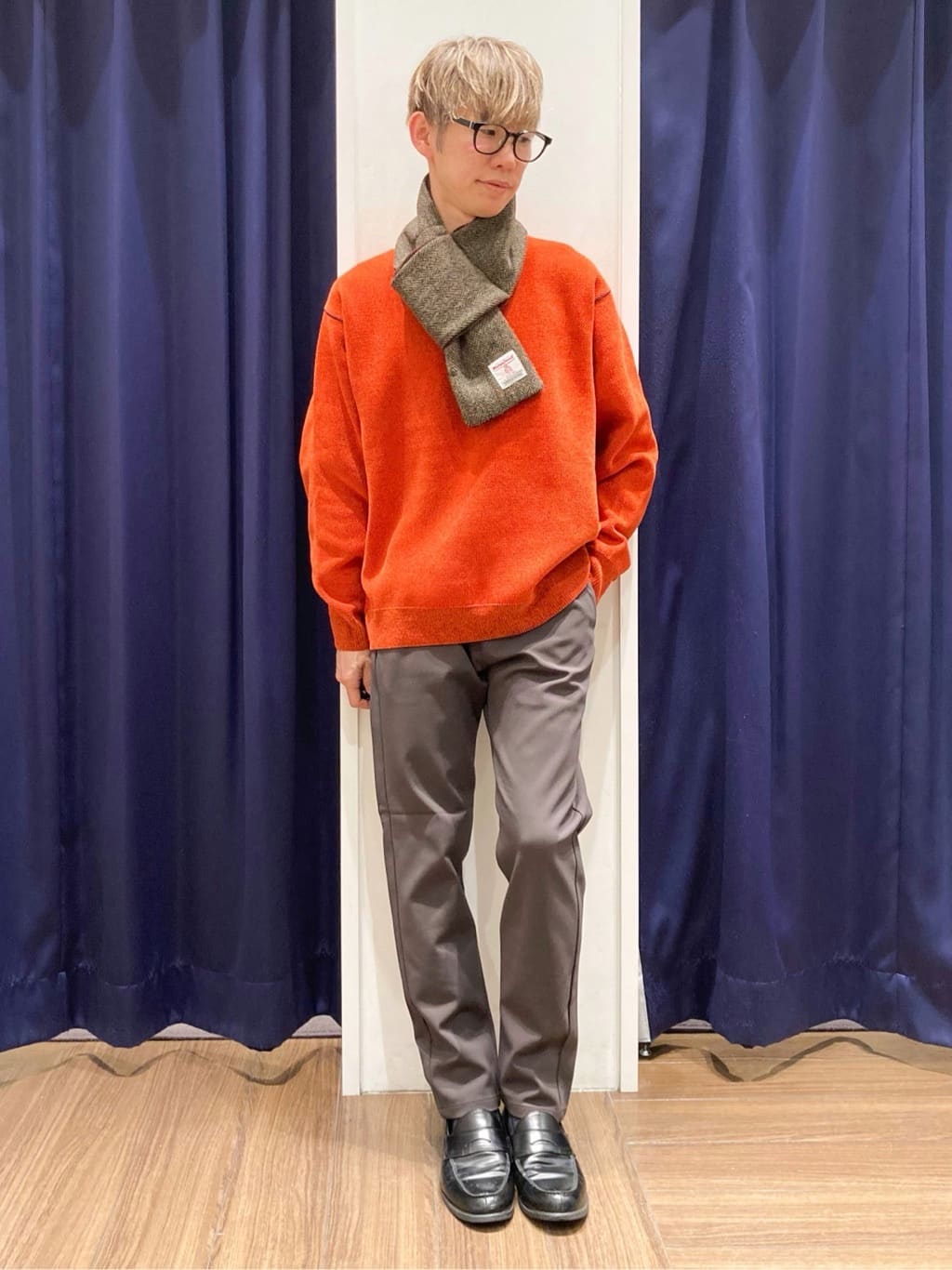 つーじーさんの「THE SHOP TK｜【大人の上品カジュアルを叶える】ハグするニット 洗濯機OK／6色展開」を使ったコーディネート