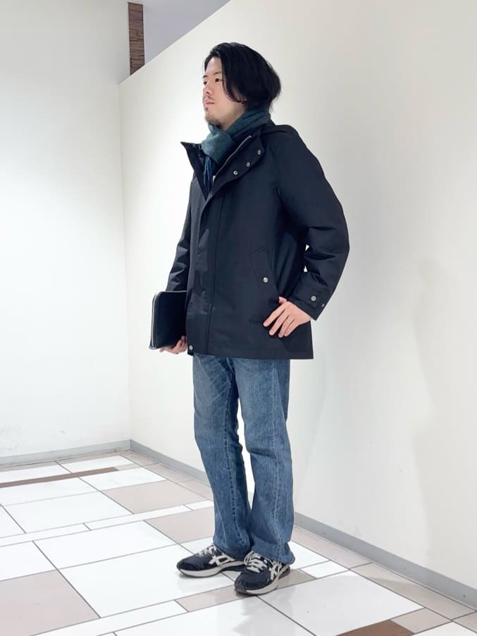 及川さんの「TAKEO KIKUCHI｜【3WAY】グレンチェック ダウンライナー ブルゾン」を使ったコーディネート