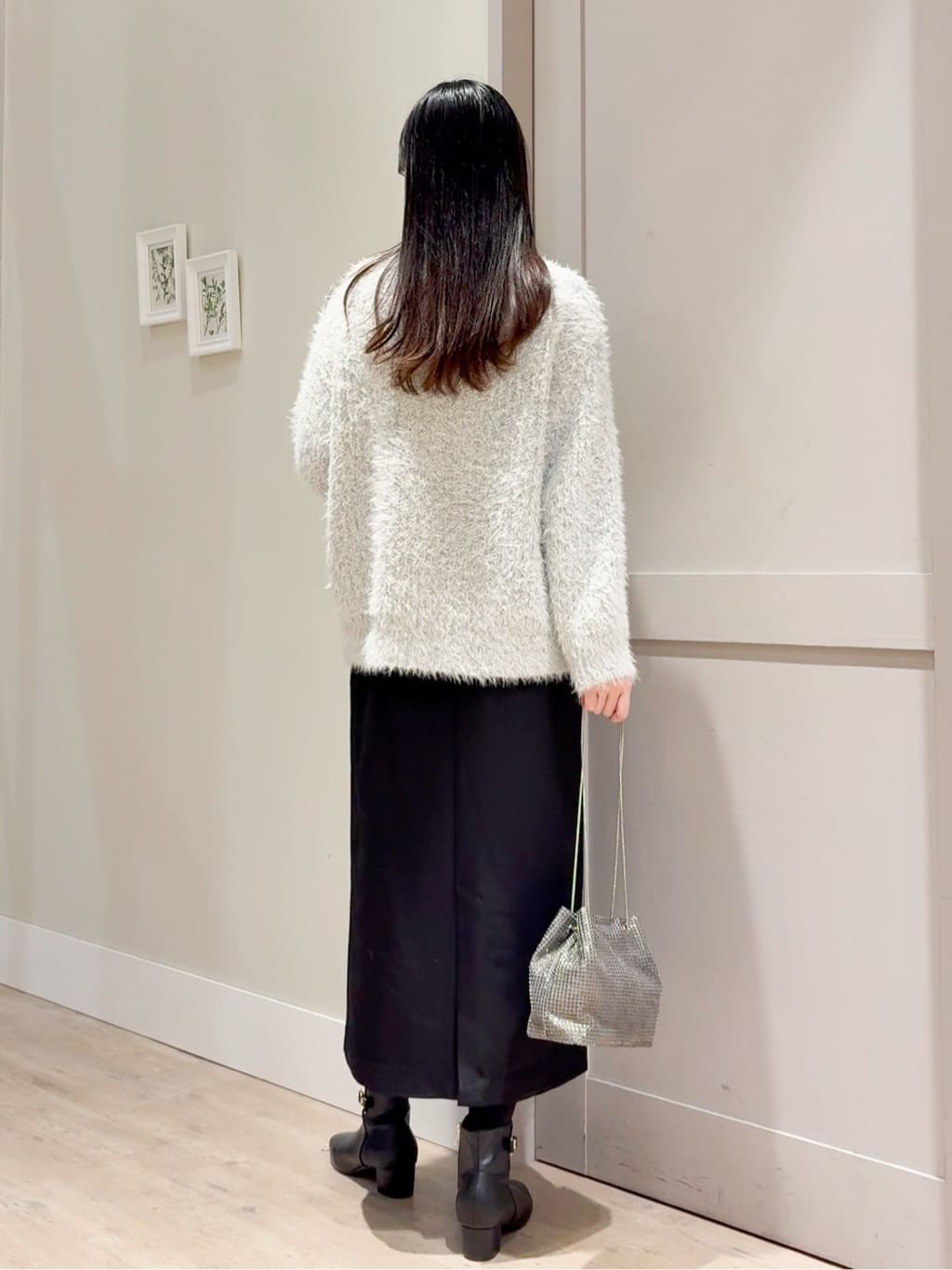 Mayuさんの「grove｜オーバーサイズフェザーカーディガン」を使ったコーディネート