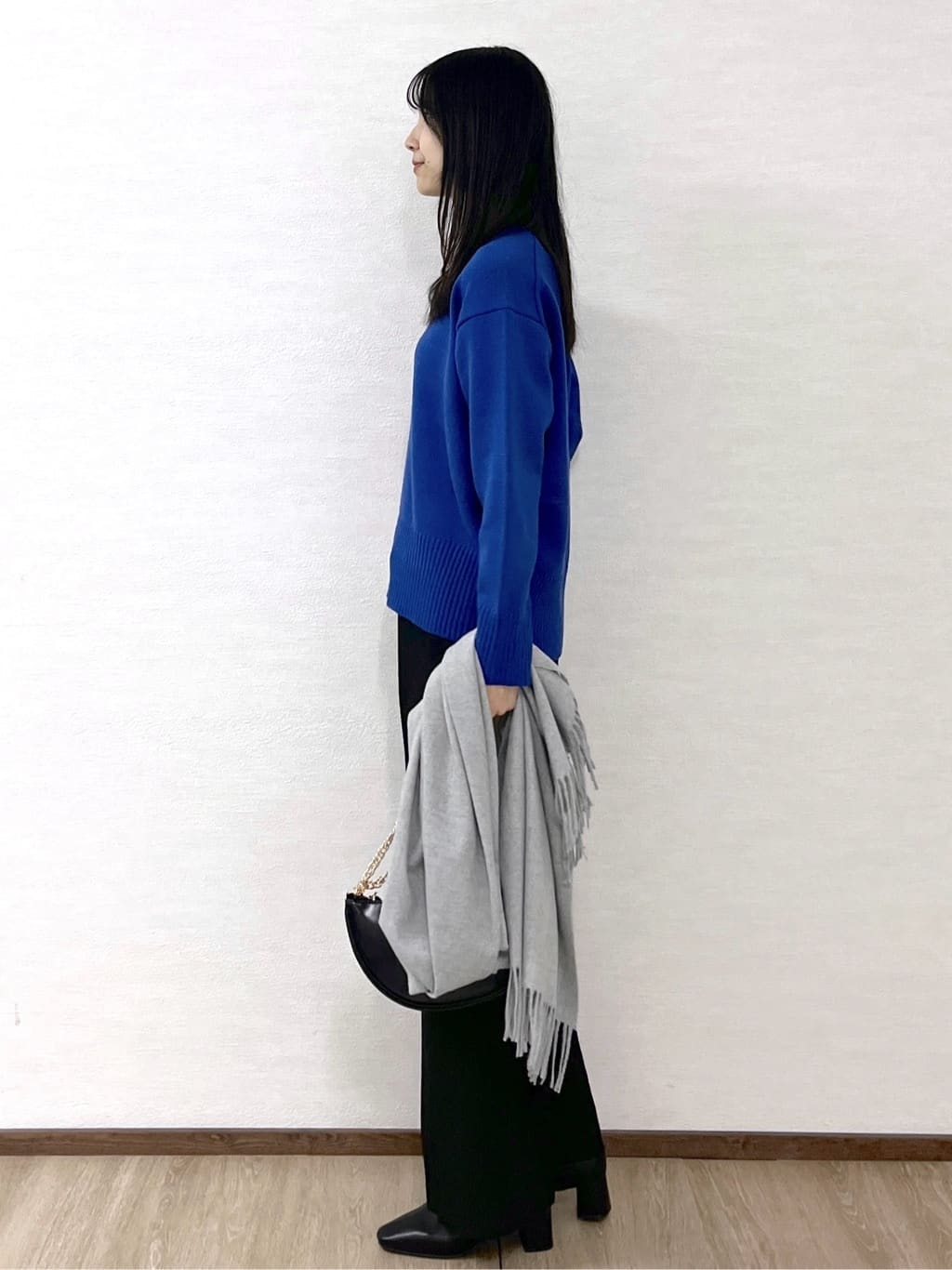 sachikoさんの「OPAQUE.CLIP｜ウォームタッチ イージーワイドパンツ【洗濯機洗OK／ストレッチ】≪SS～LL≫」を使ったコーディネート