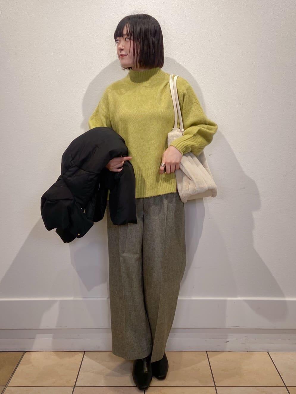 kimiさんの「index｜KAWADAダウンショートコート【撥水／洗濯機OK／静電気防止裏地】《XS～LL》」を使ったコーディネート
