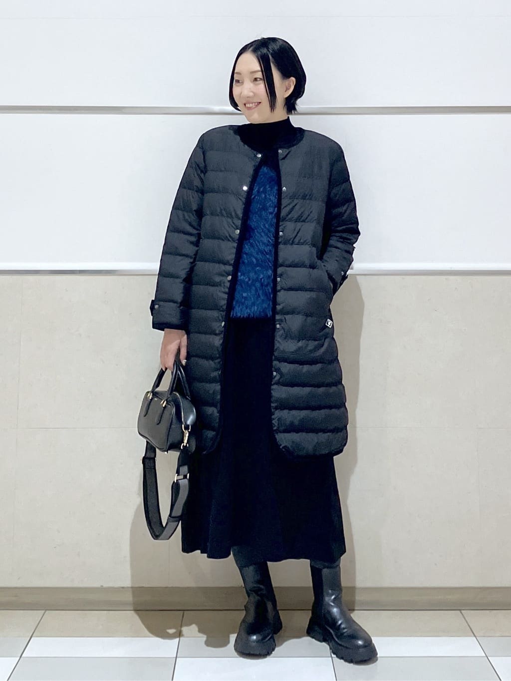 eriko さんの「Dessin｜【撥水・2WAY】ミュラーダウンコートロング丈」を使ったコーディネート
