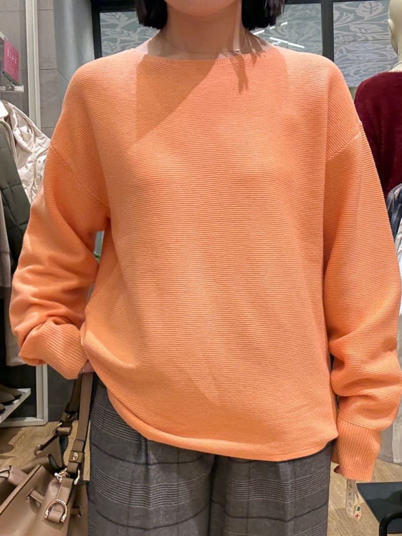 chさんの「THE SHOP TK｜【S-XLサイズ/選べる6色】どこから見ても美しい ガーターニット/洗濯機OK」を使ったコーディネート