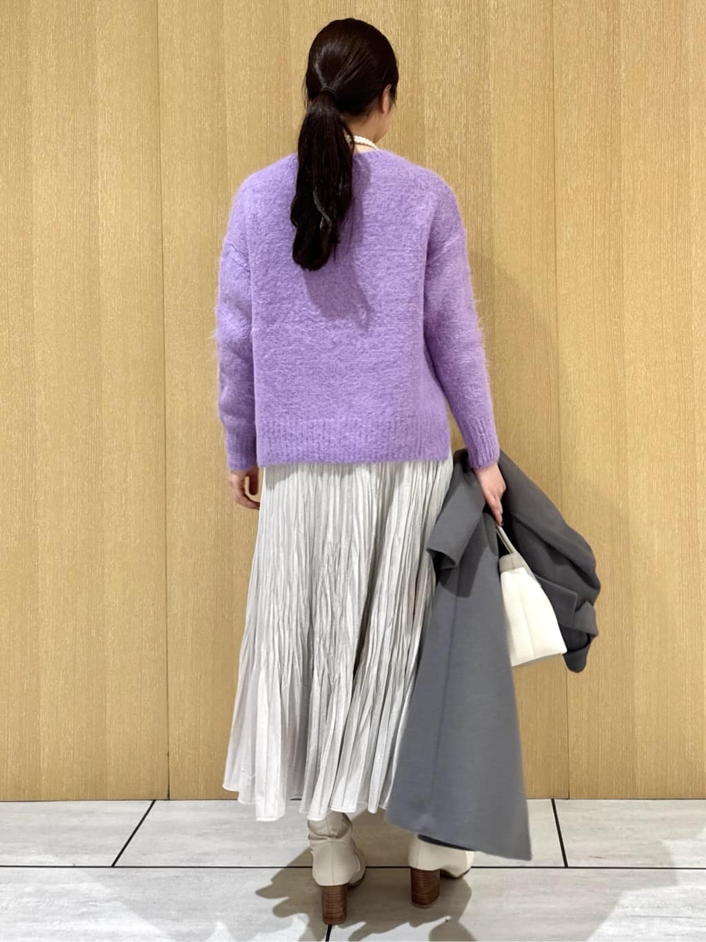 nanaさんの「UNTITLED｜【ゆったり】アルパカ混シャギーニット」を使ったコーディネート