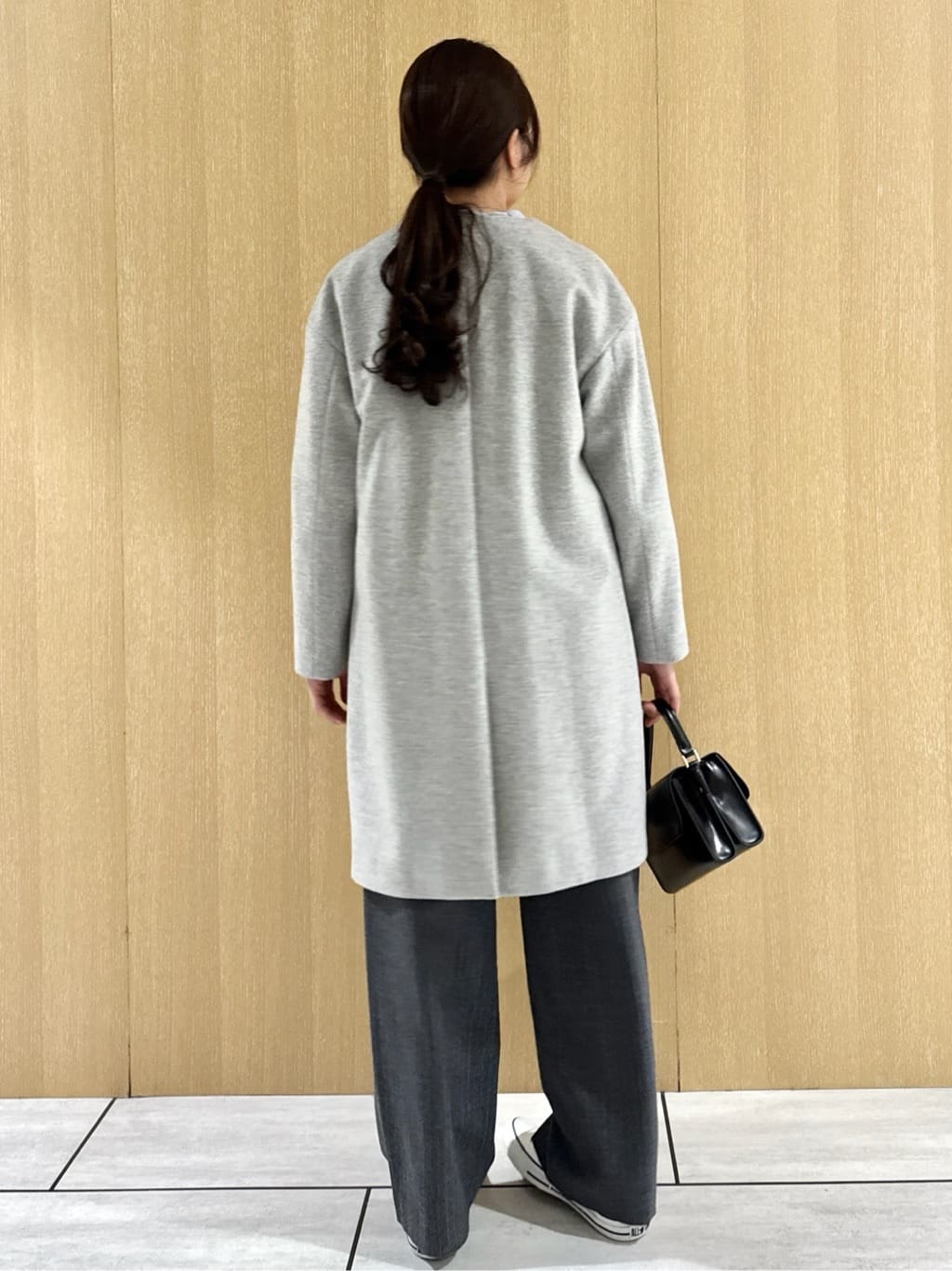 nanaさんの「UNTITLED｜【洗える】スポンディッシュ ボトルネックニット」を使ったコーディネート