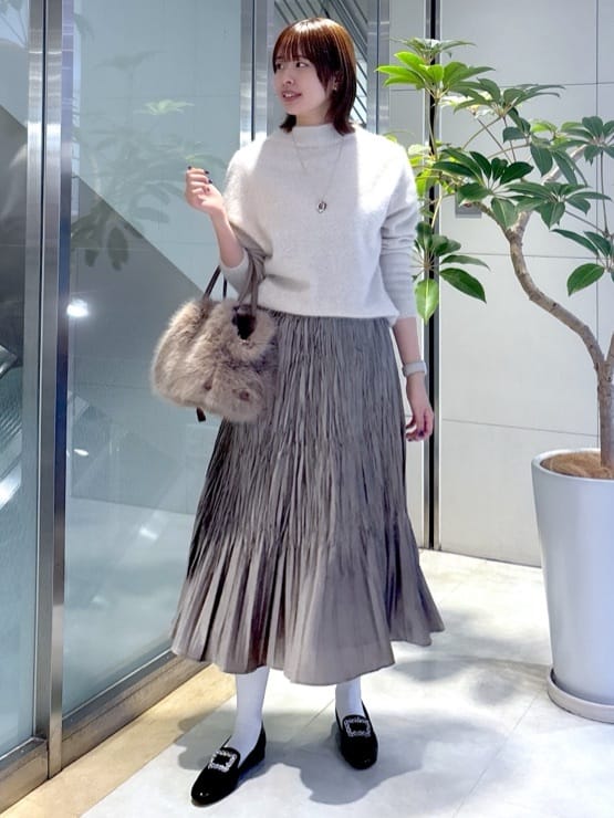 yukaさんの「UNTITLED｜【着回しが効く／オンオフアウター】ウールショートコート」を使ったコーディネート