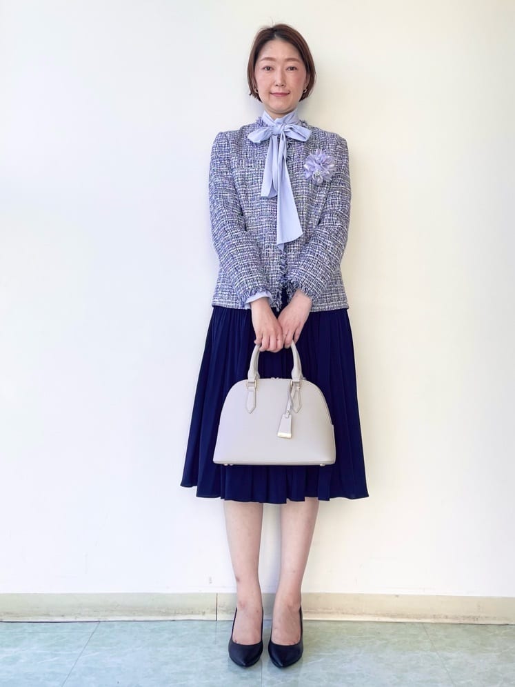 aliceさんの「UNTITLED｜【仕事着/スーツ】ファンシーツイード ジャケット」を使ったコーディネート