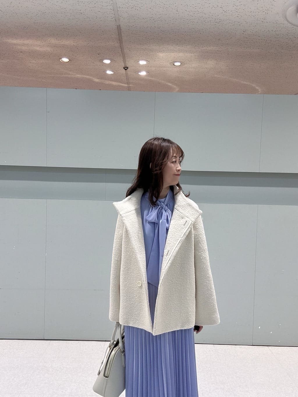 makiさんの「UNTITLED｜◆【フォーマル/洗える】ボウタイ プリーツワンピース」を使ったコーディネート