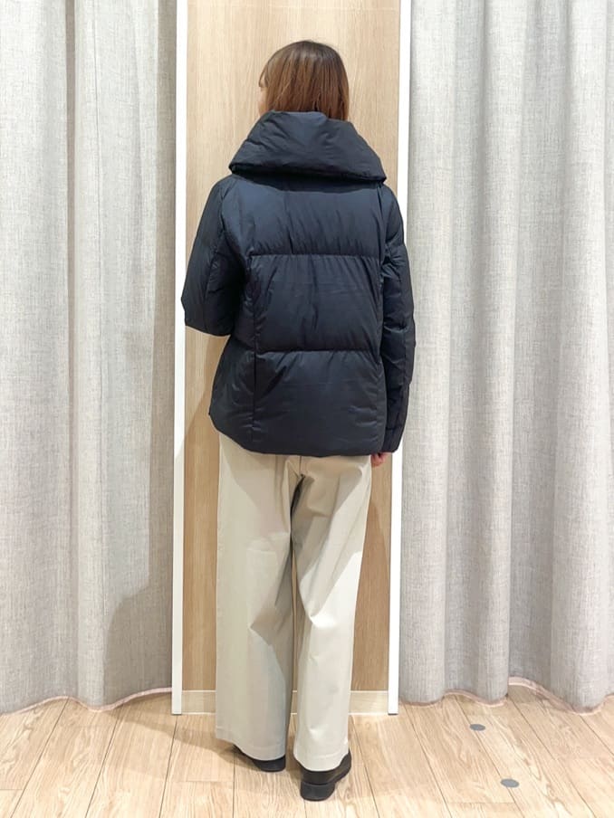みーちゃんさんの「grove｜【選べる着丈/多機能】裏起毛ハイパーストレッチワイドパンツ」を使ったコーディネート