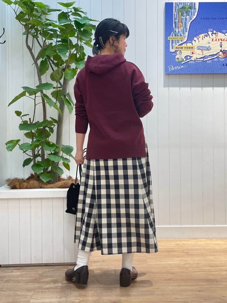 mikaさんの「Dessin｜【洗える／体型カバー】ちょうどいいニットパーカ」を使ったコーディネート