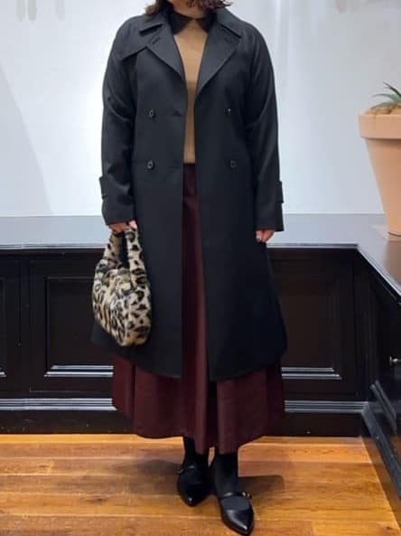 Asamiさんの「DRESSTERIOR｜コンパクトフェイクファーバッグ」を使ったコーディネート