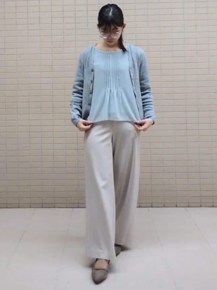 ひまりさんの「Reflect｜【SS-4Lサイズ】ピンタック&times;スカラレースブラウス」を使ったコーディネート