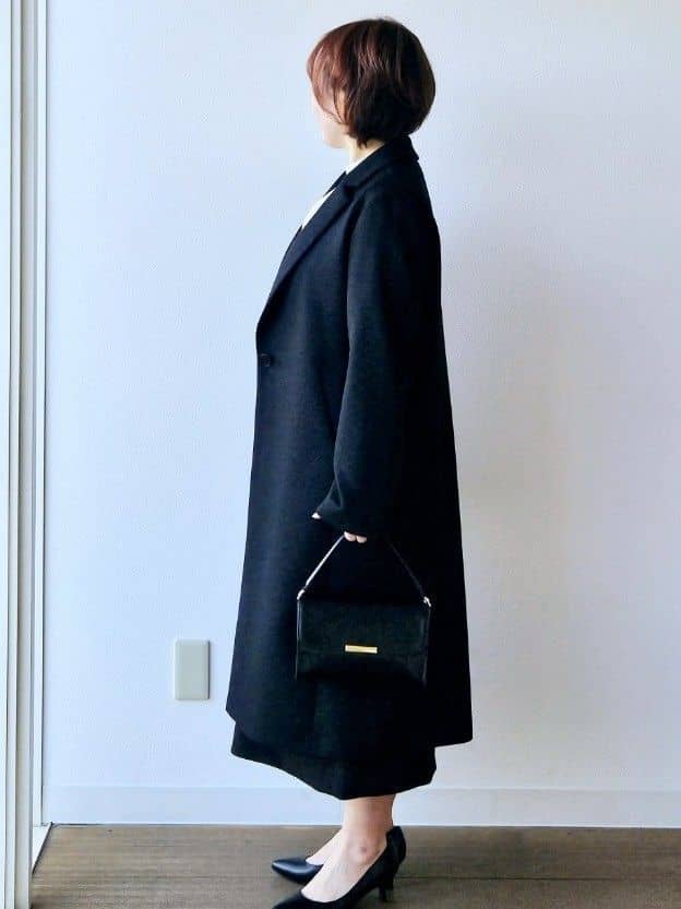 やじまさんの「UNTITLED｜【洗える/細見え】ツイード ジャンパースカート」を使ったコーディネート