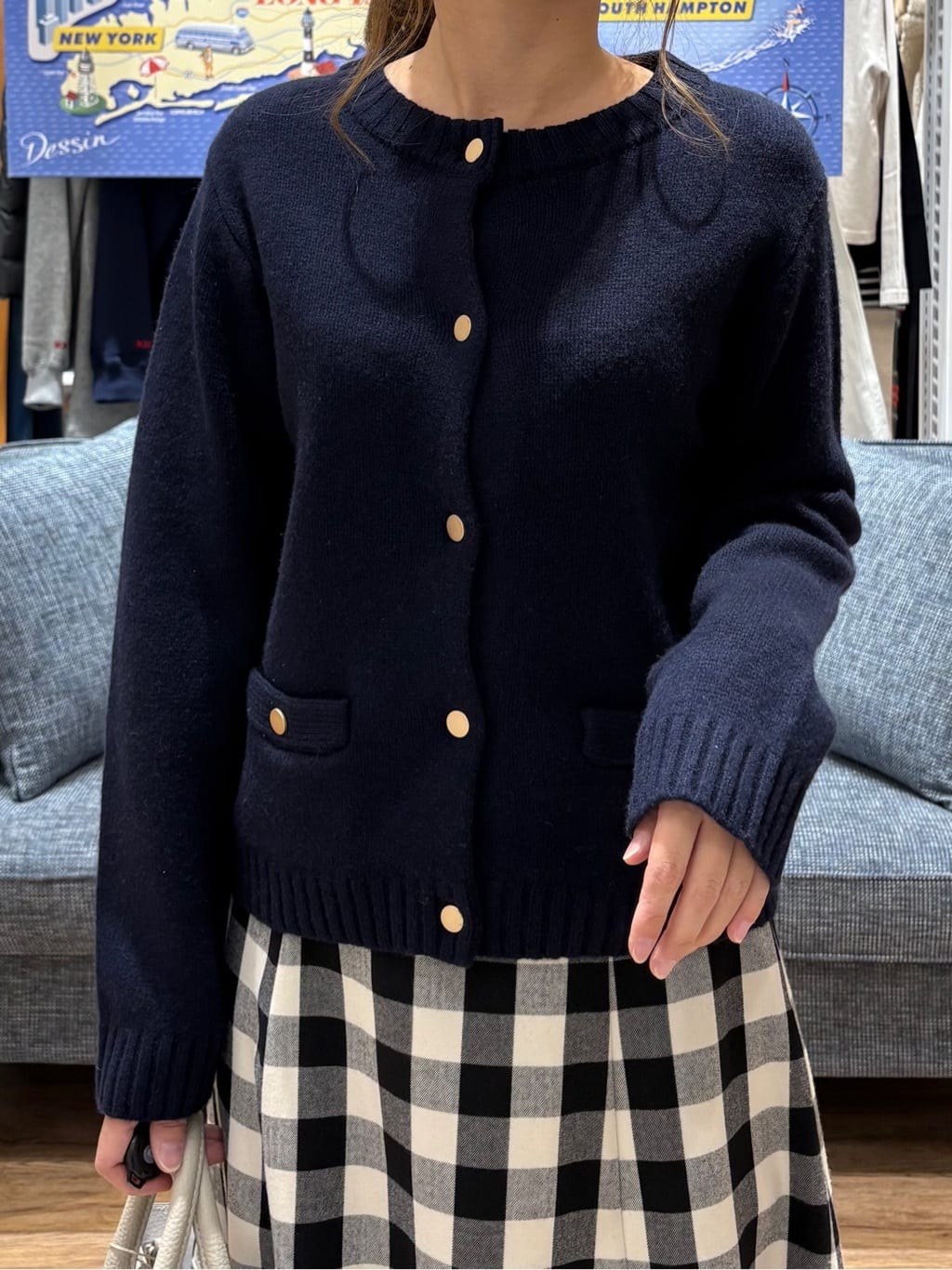 yuinaさんの「Dessin｜【撥水・2WAY】ミュラーダウンコートミドル丈」を使ったコーディネート