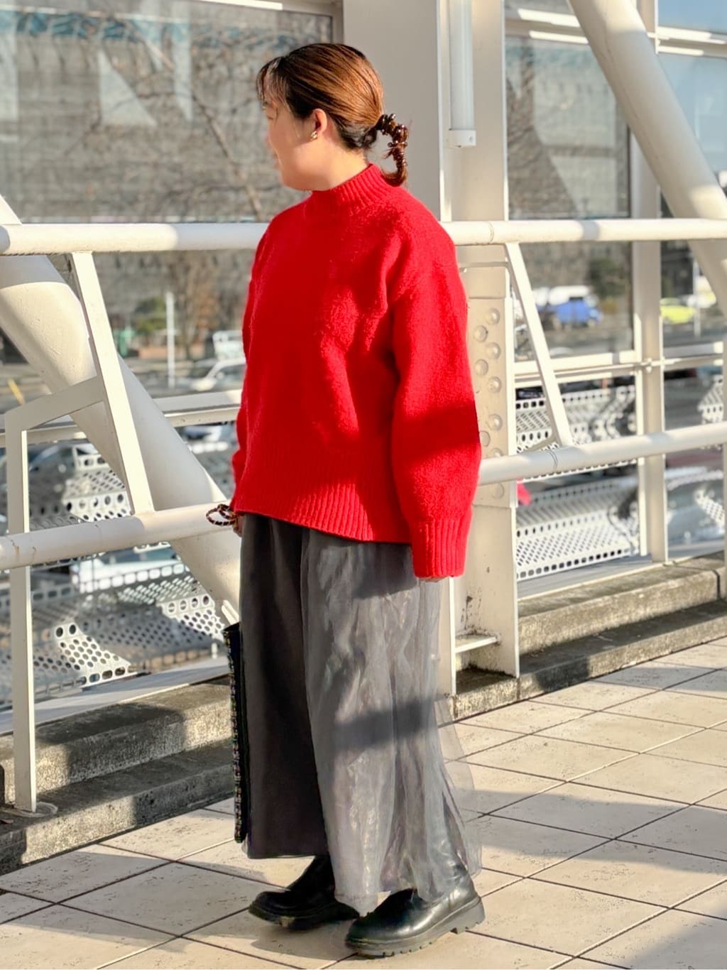 HALさんの「OPAQUE.CLIP｜ふわふわハイネックニット【洗濯機OK】」を使ったコーディネート
