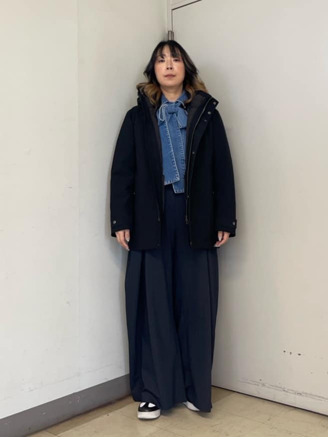 iwさんの「TAKEO KIKUCHI｜【3WAY】ドビー ダウンライナー付ブルゾン」を使ったコーディネート