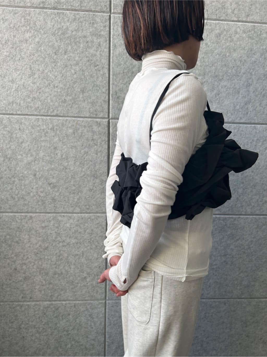 yukoさんの「CODE A｜【Re】ribbon sweat pants」を使ったコーディネート