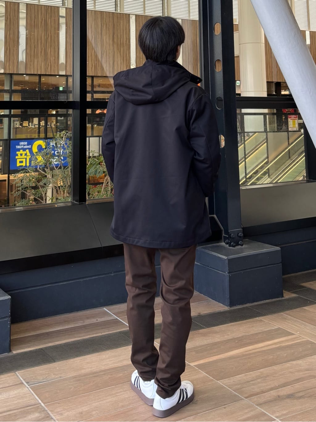 うらしーさんの「THE SHOP TK｜【3WAY】中綿ライナー付き カルゼコート　洗濯機OK/ON・OFF対応」を使ったコーディネート