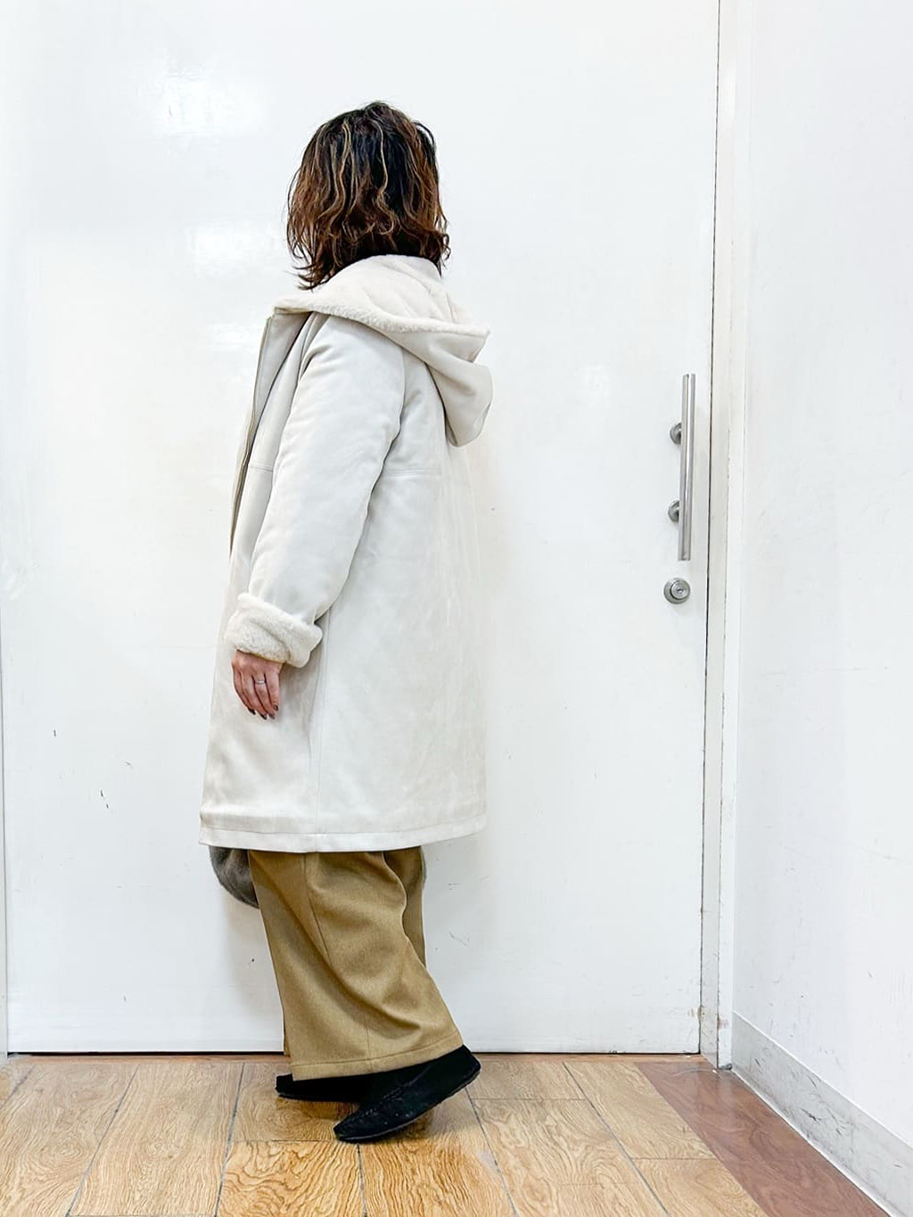 haruさんの「SHOO･LA･RUE｜【洗濯機可/吸湿発熱】チクチクしにくいもちもちハイネックニット」を使ったコーディネート
