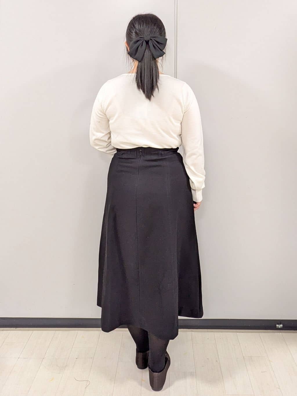 Nonさんの「index｜スクエアトゥニットローファー」を使ったコーディネート
