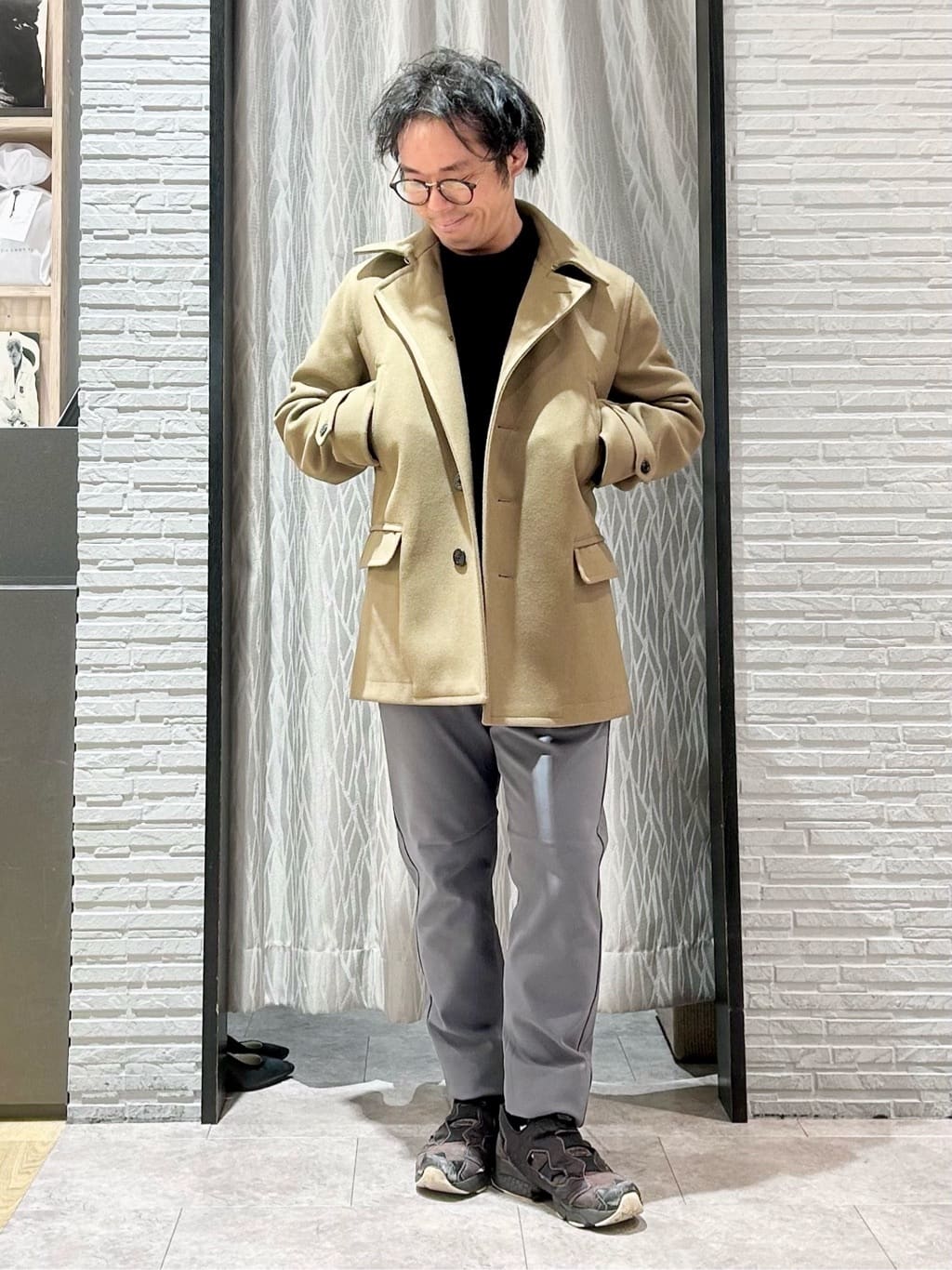 KENJI Iさんの「THE SHOP TK｜ウーリックシングルPジャケット」を使ったコーディネート