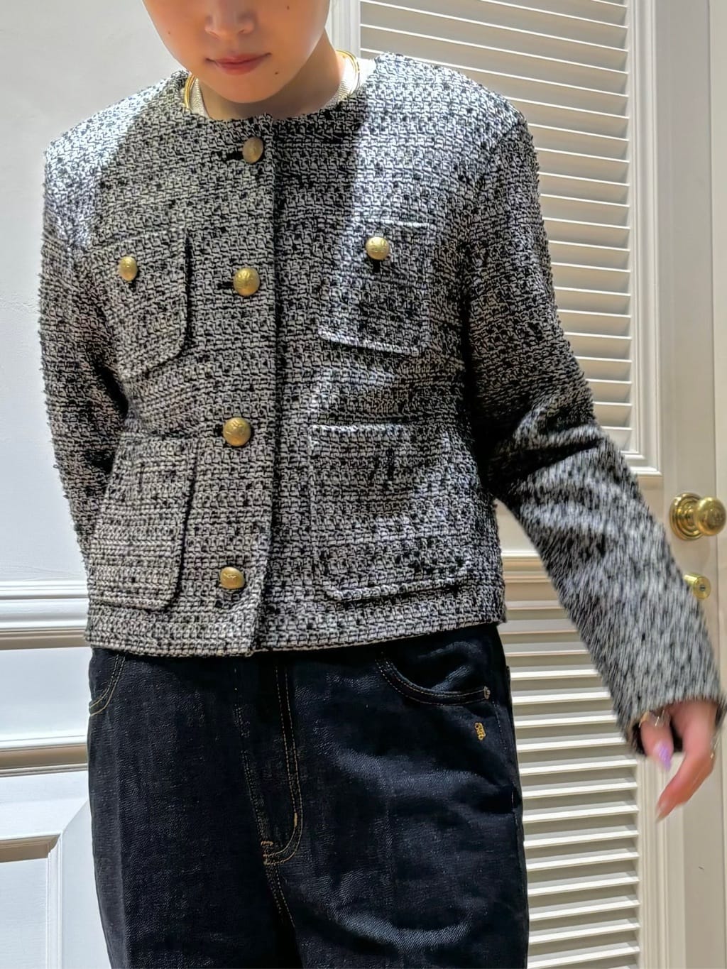 Mgmさんの「DRESSTERIOR｜【otonaMUSE5月号掲載】センタープレス ワイドストレートデニム」を使ったコーディネート