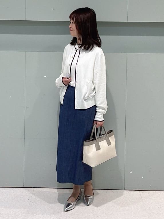 makiさんの「UNTITLED｜【アンサンブル可/洗える】ウォームスパンニット」を使ったコーディネート