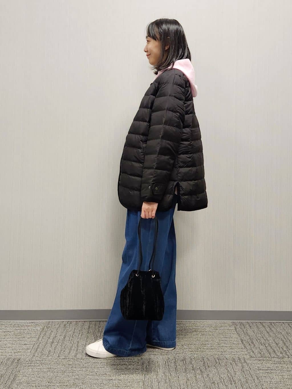 naraさんの「Dessin｜【撥水・2WAY】ミュラーダウンコートミドル丈」を使ったコーディネート