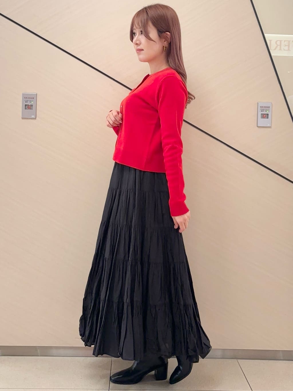 Rinaさんの「DRESSTERIOR｜◆ショートブーツ」を使ったコーディネート