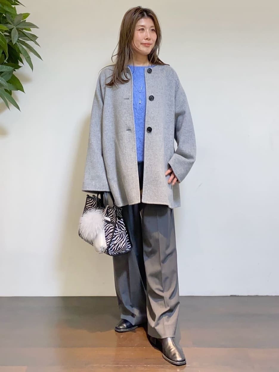 tomoさんの「UNTITLED｜【ミディ丈/軽やか】セミラグランリバー コート」を使ったコーディネート