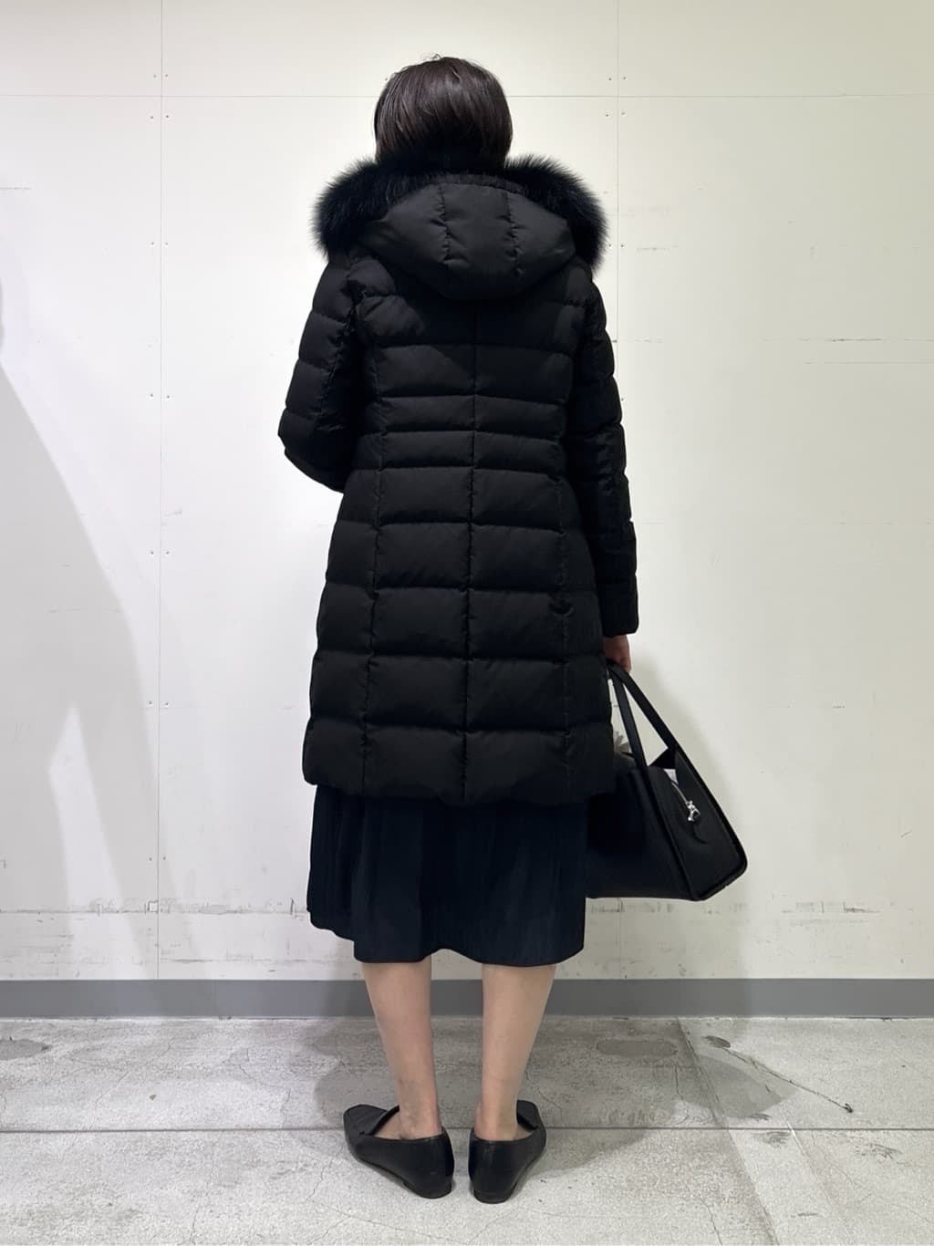 yuriさんの「INDIVI｜【洗える】ギャザーフレアワンピース」を使ったコーディネート