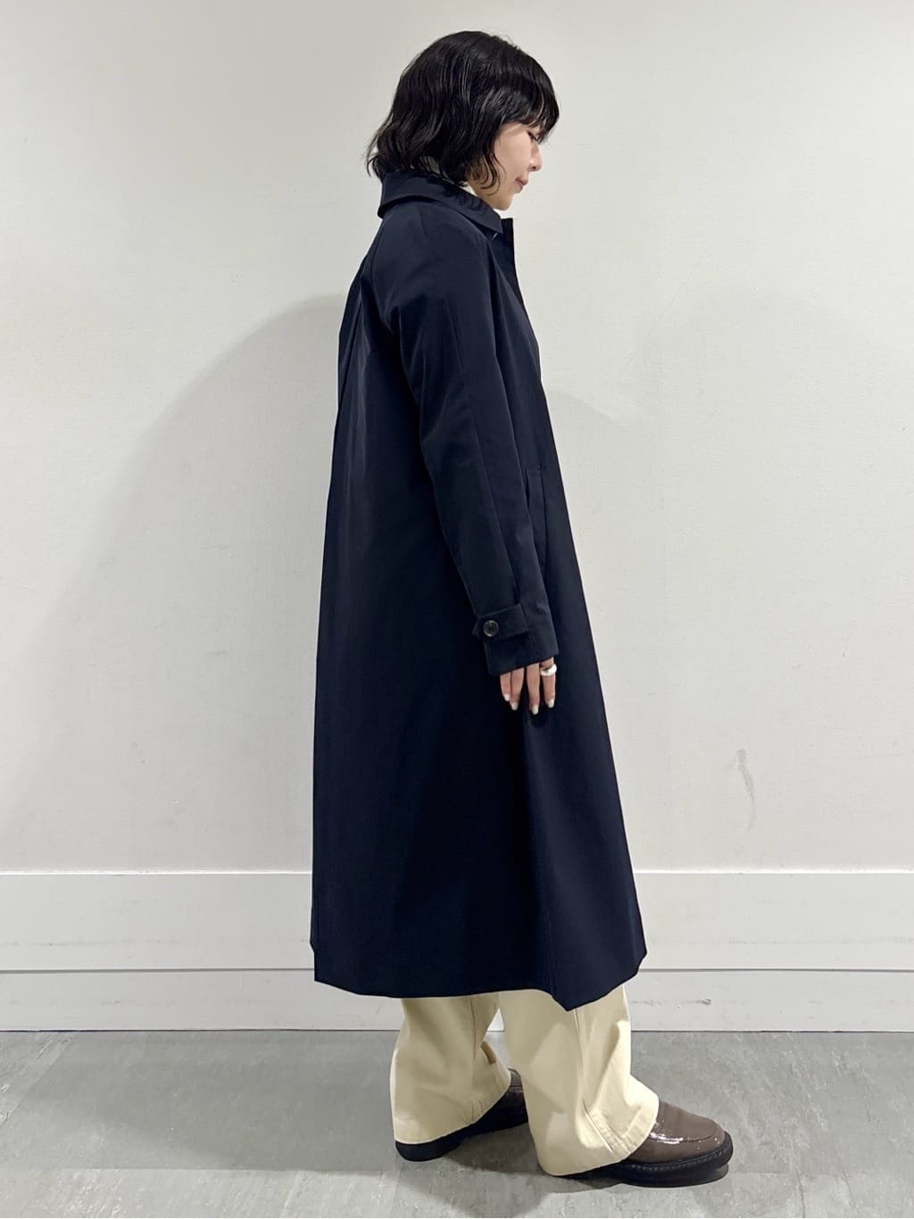 モエカさんの「UNTITLED｜◆【はっ水/洗える】タスランステンカラーコート」を使ったコーディネート