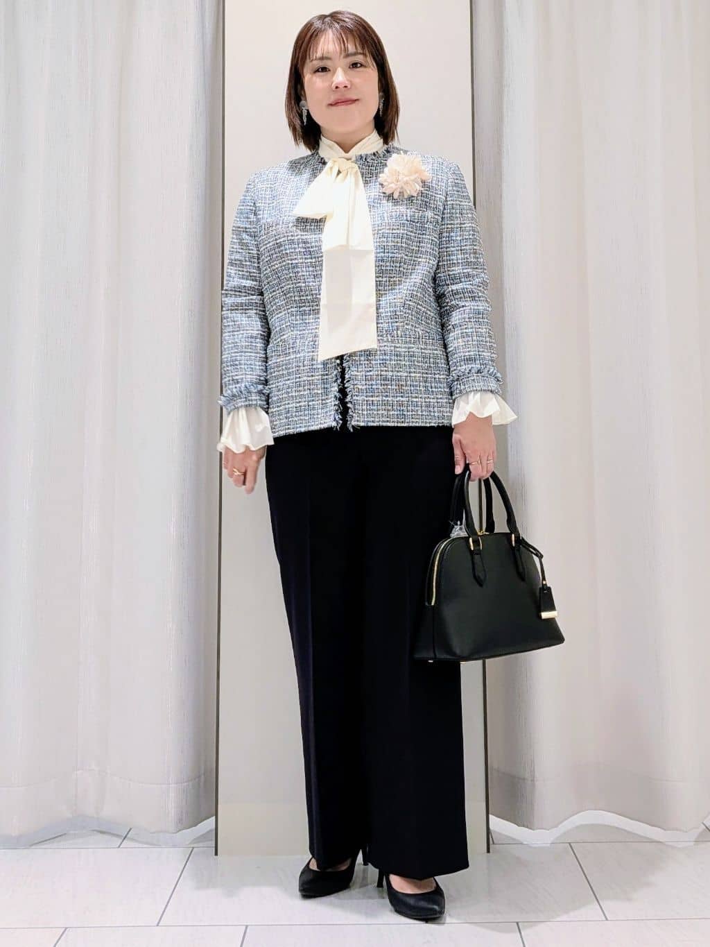 Onumaさんの「UNTITLED｜【仕事着/スーツ】ファンシーツイード ジャケット」を使ったコーディネート