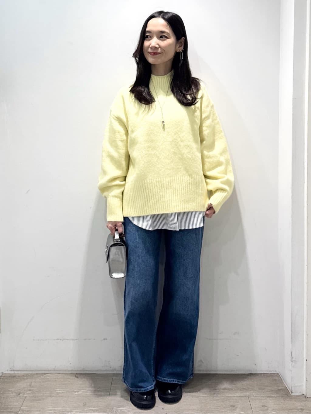 yuicciさんの「OPAQUE.CLIP｜ふわふわハイネックニット【洗濯機OK】」を使ったコーディネート
