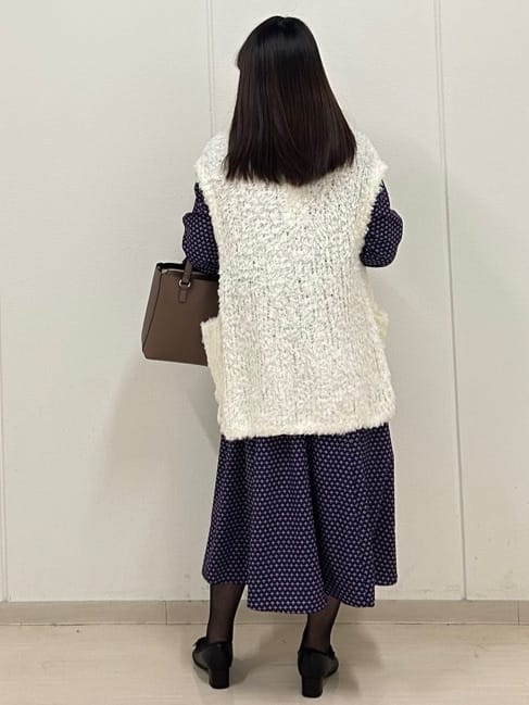 ゆうさんの「Reflect｜【通勤/お出かけ◎】ジオメプリントクラシカルワンピース」を使ったコーディネート