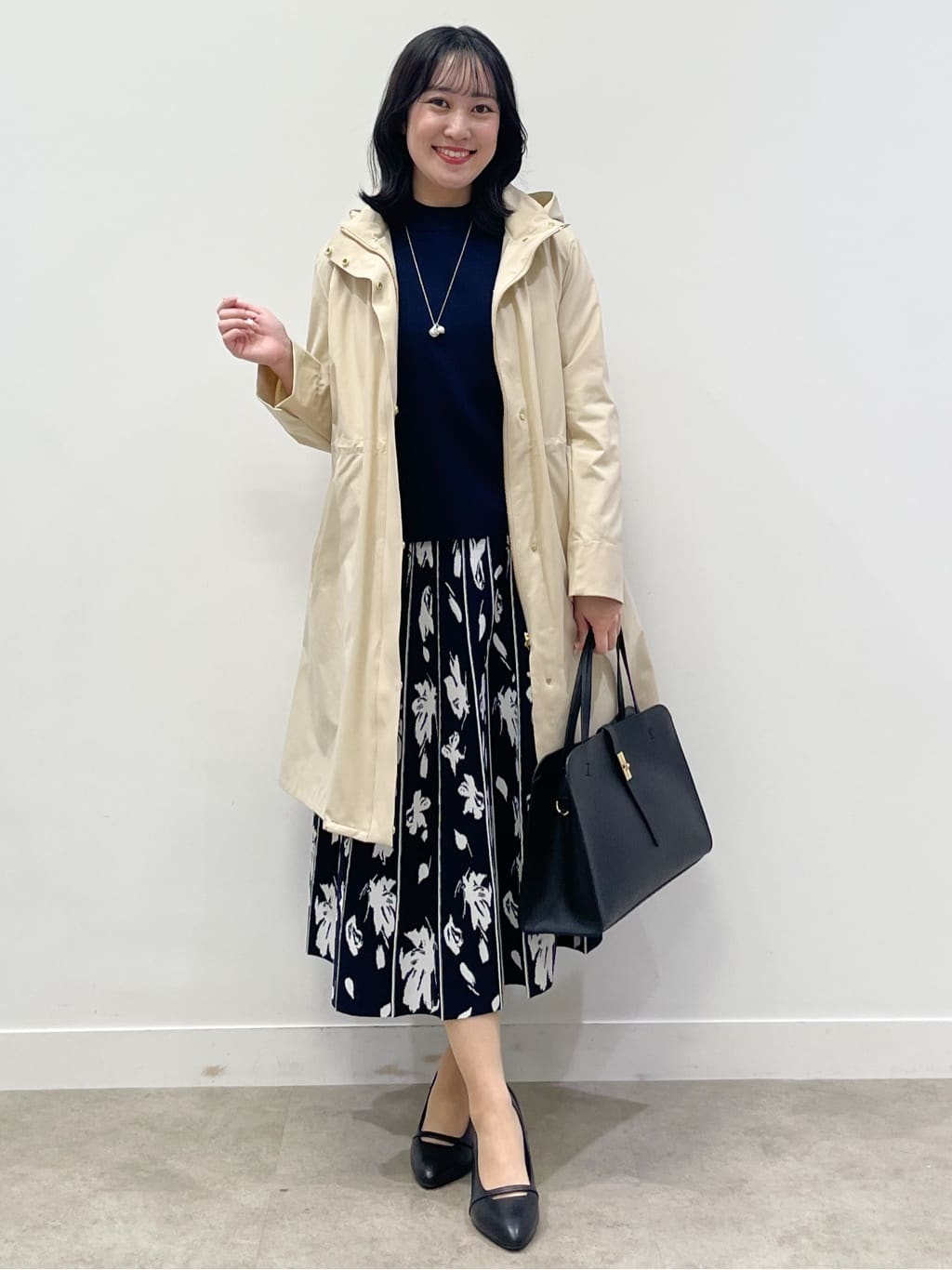 yukariさんの「Reflect｜【中綿ライナー付き】ライナー付きフーデッドロングコート」を使ったコーディネート