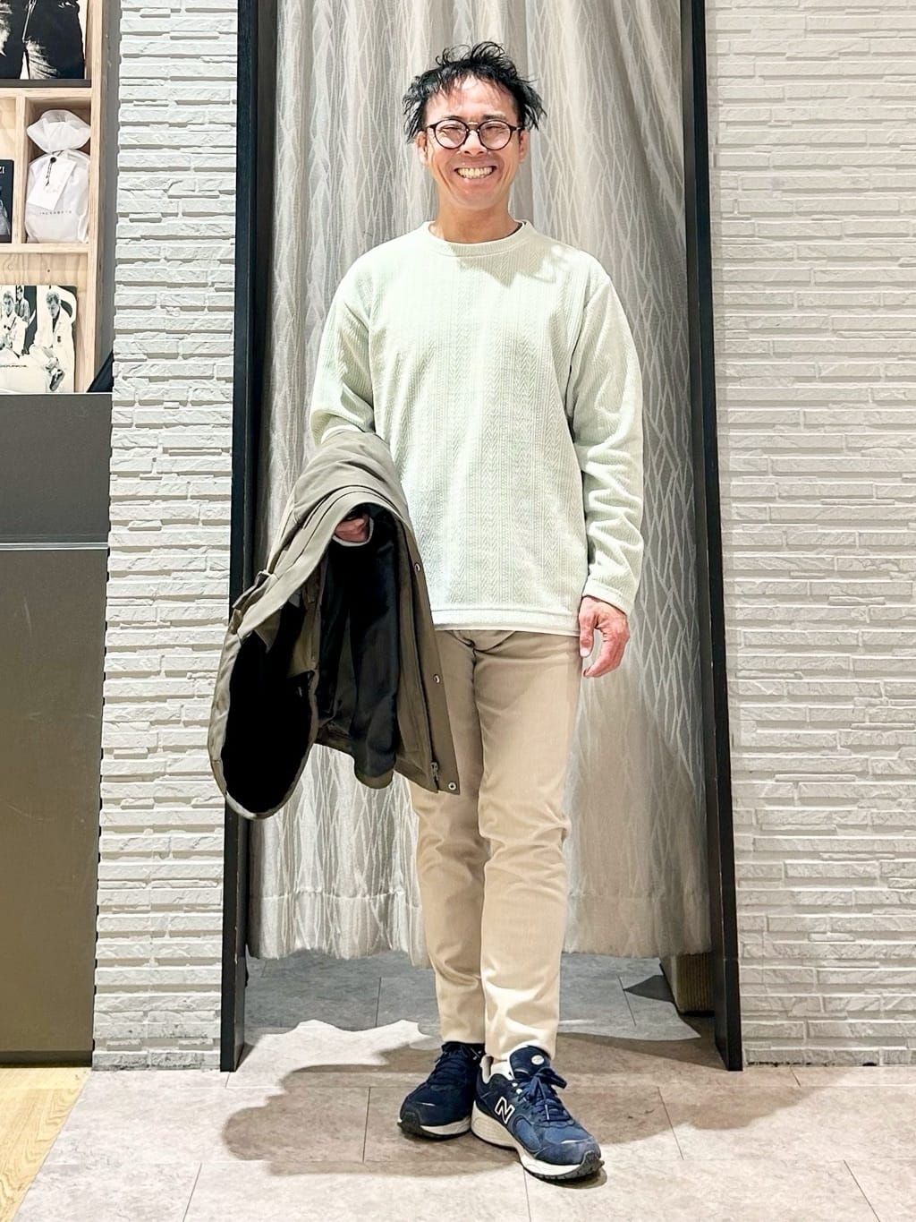 KENJI Iさんの「THE SHOP TK｜【3WAY】中綿ライナー付き カルゼコート　洗濯機OK/ON・OFF対応」を使ったコーディネート