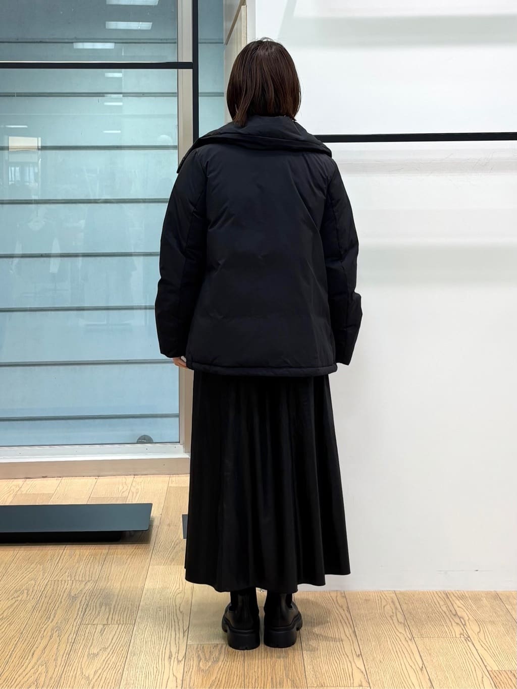asamiさんの「INDIVI｜【洗える／大人ラメ】カラーMIXボトルネックニット」を使ったコーディネート