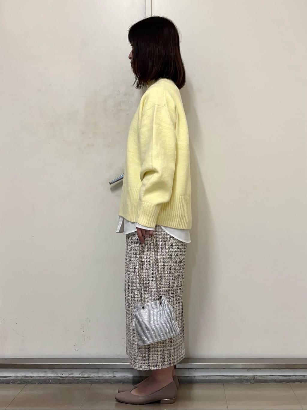 やまさんの「OPAQUE.CLIP｜【生活防水／抗菌防臭加工】Vフラットパンプス」を使ったコーディネート