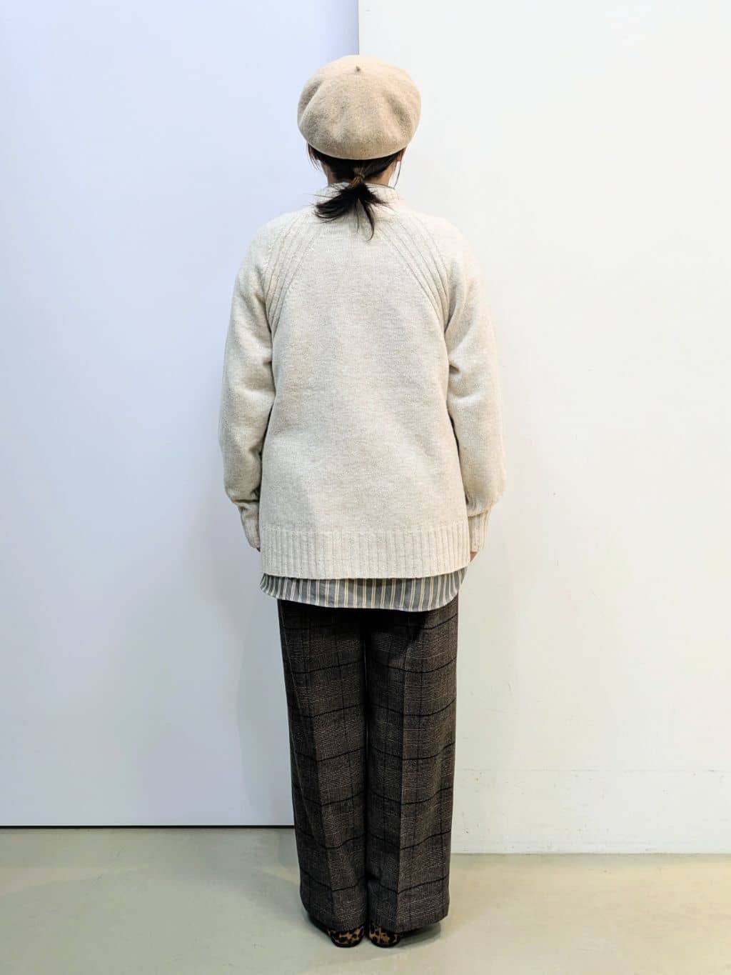 kotoさんの「THE SHOP TK｜ふんわり柔らかきれい色 ウール混ハイネックニット」を使ったコーディネート