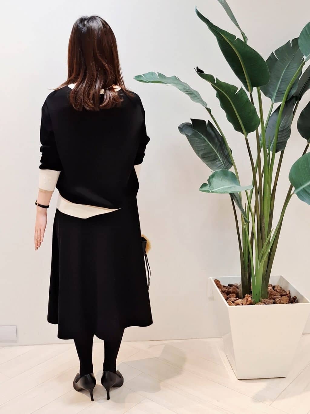 YuKaRiさんの「UNTITLED｜【アンサンブル可/洗える】ウールミラノリブニット」を使ったコーディネート