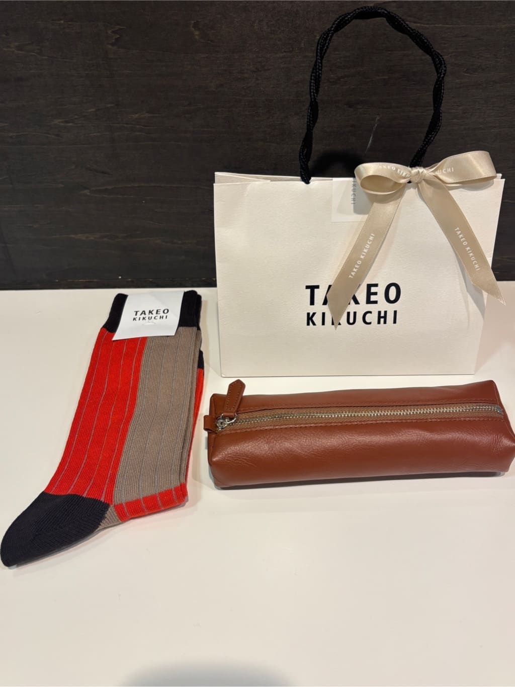 ヒナさんの「TAKEO KIKUCHI｜カラーブロック クルーソックス」を使ったコーディネート