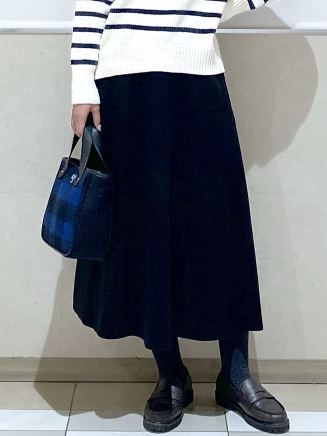 eriko さんの「Dessin｜メルトンジャージフレアスカート」を使ったコーディネート