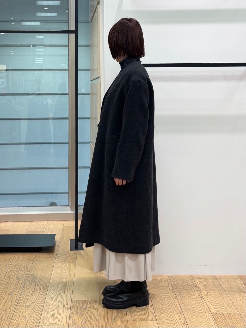 asamiさんの「INDIVI｜【洗える】ハイゲージニットカーディガン」を使ったコーディネート