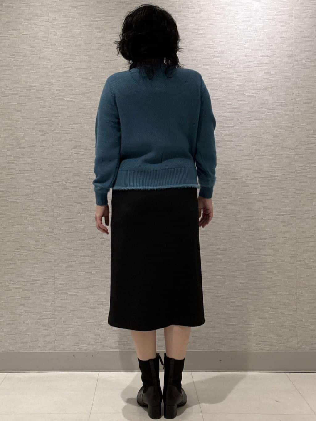 KOJIMAさんの「Reflect｜【ほんのりラメ感◎】ケーブル柄ニット」を使ったコーディネート
