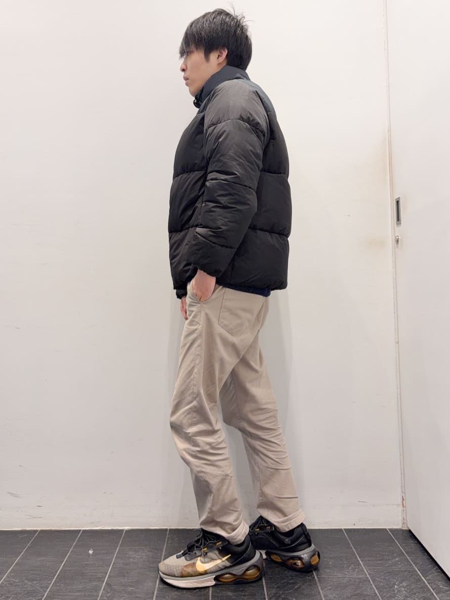 ちびちゃんさんの「THE SHOP TK｜【撥水/洗濯機可】寒い季節でも快適 中綿スタンドブルゾン」を使ったコーディネート