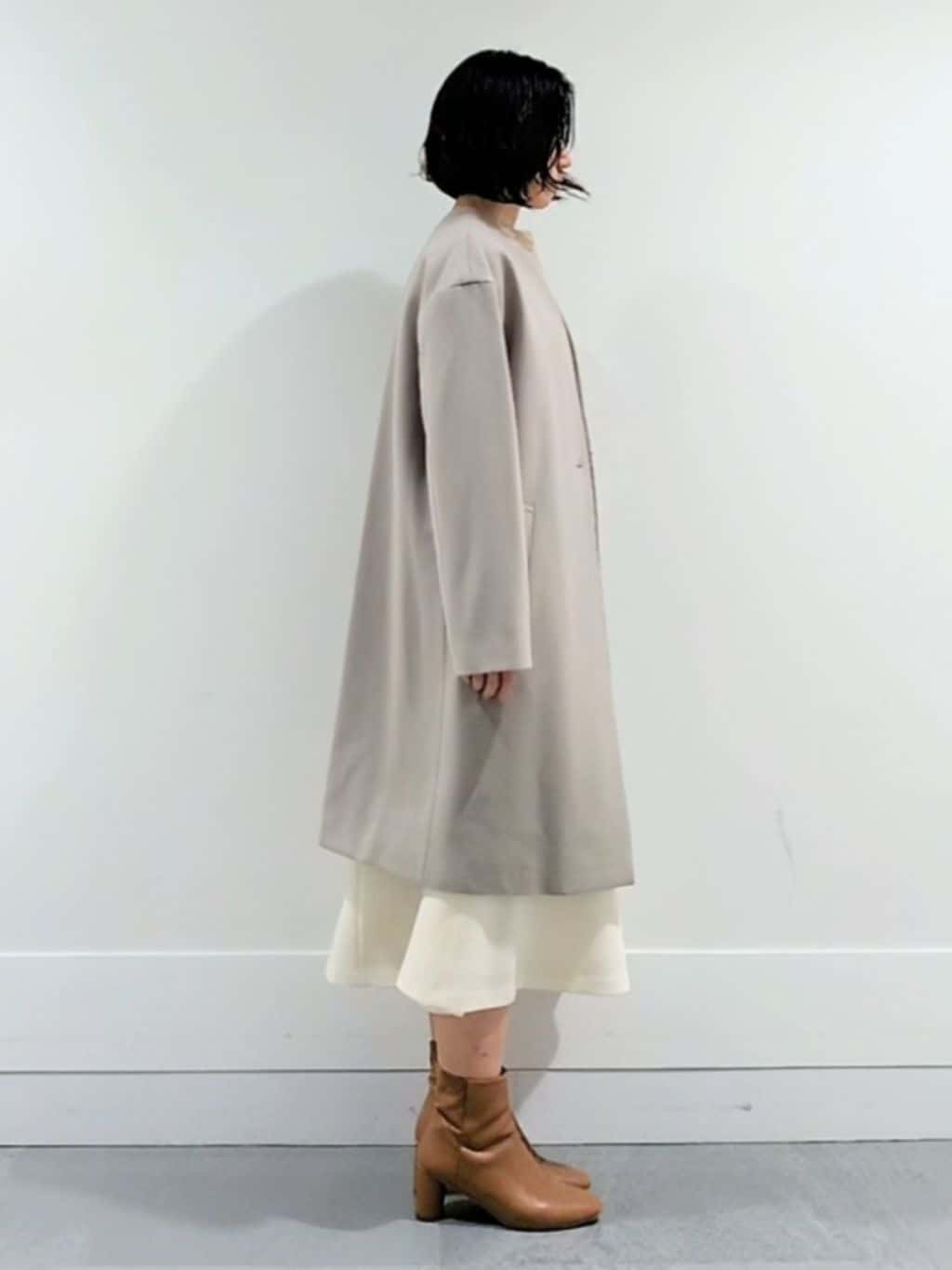 ミズタさんの「UNTITLED｜【洗える】モックネックミラノリブニット」を使ったコーディネート