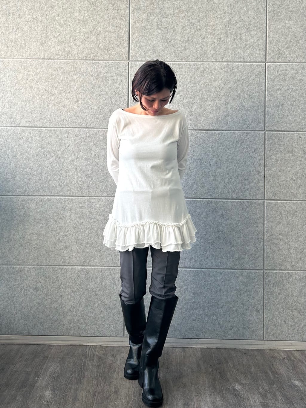 yukoさんの「CODE A｜zip leggings pants(Fleece)」を使ったコーディネート