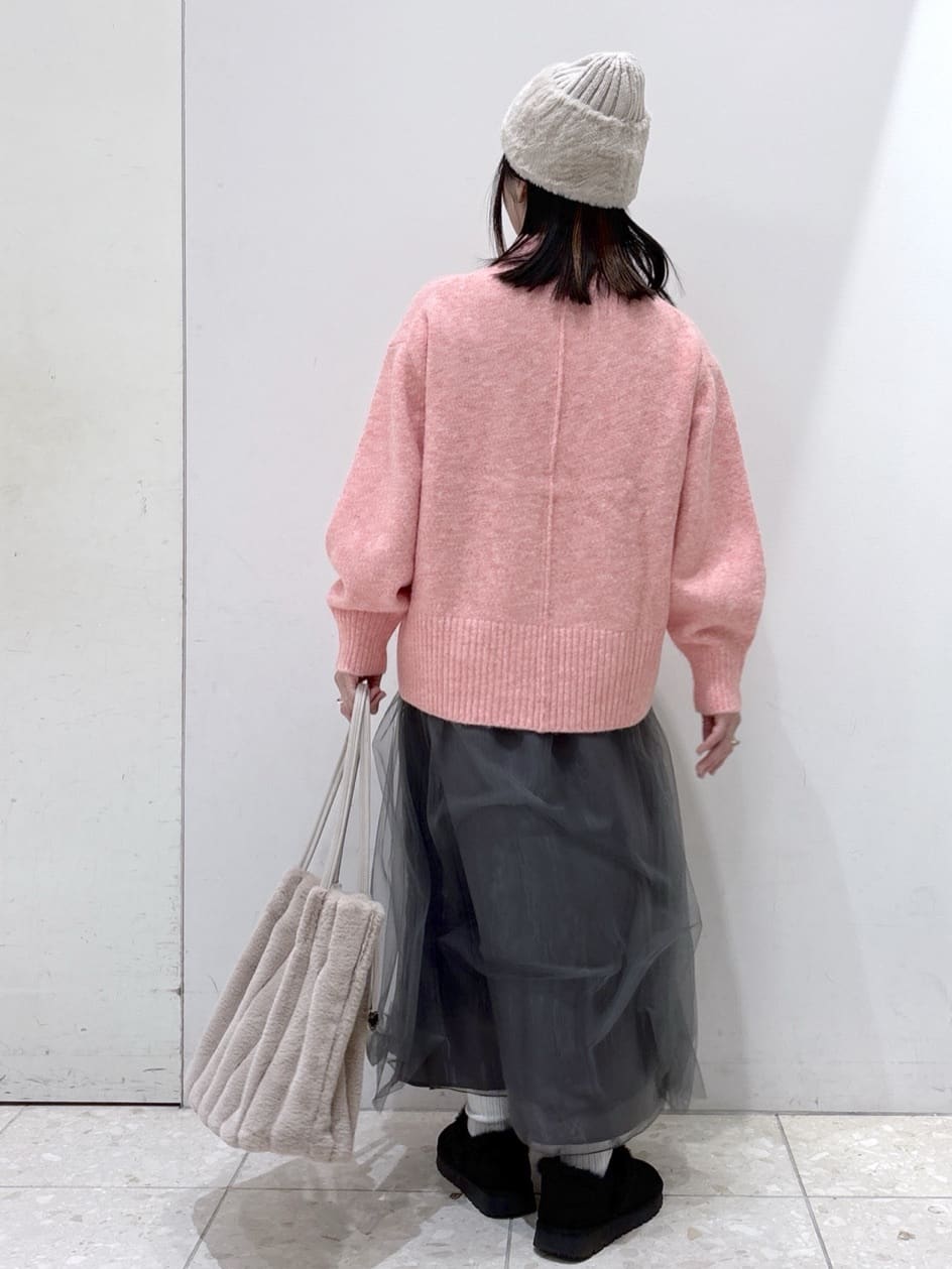 mameさんの「OPAQUE.CLIP｜ふわふわハイネックニット【洗濯機OK】」を使ったコーディネート